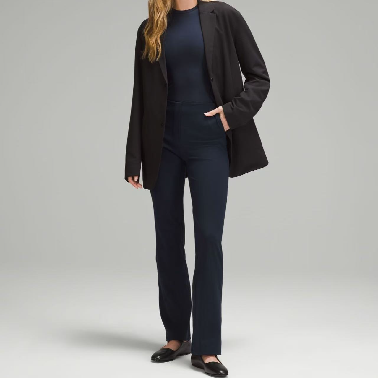 lululemon Smooth Fit Pull-On High Rise Pant女士高腰西裤32寸