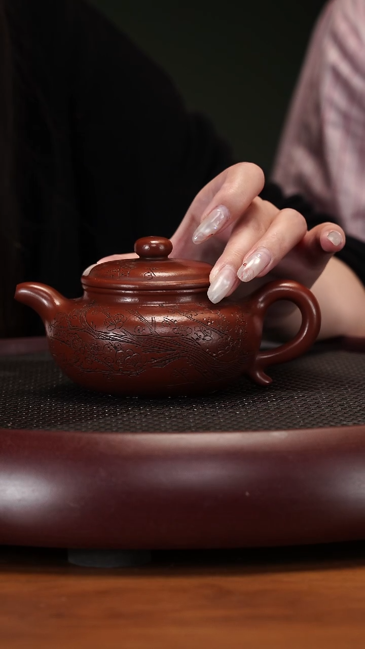 【闪购商品】紫砂茶壶3-3ZWP仿古 朱泥230cc