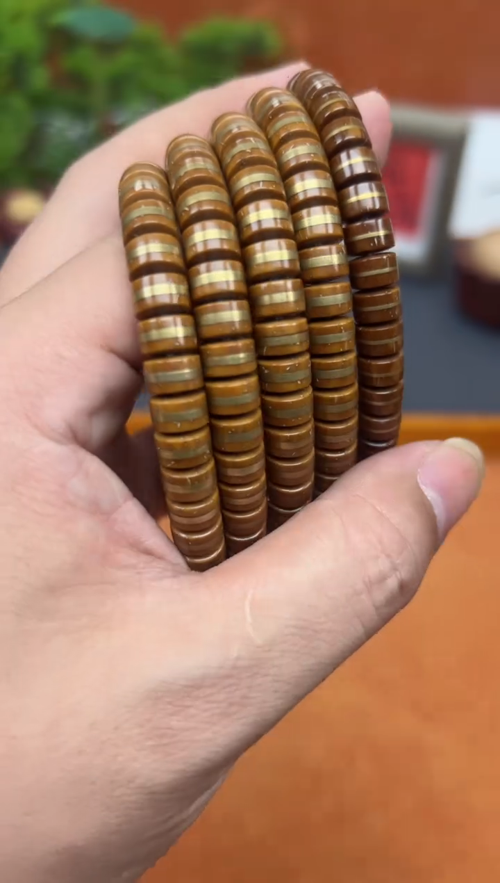 手串紫金鼠一线天纯肉实心直切精工单圈选一