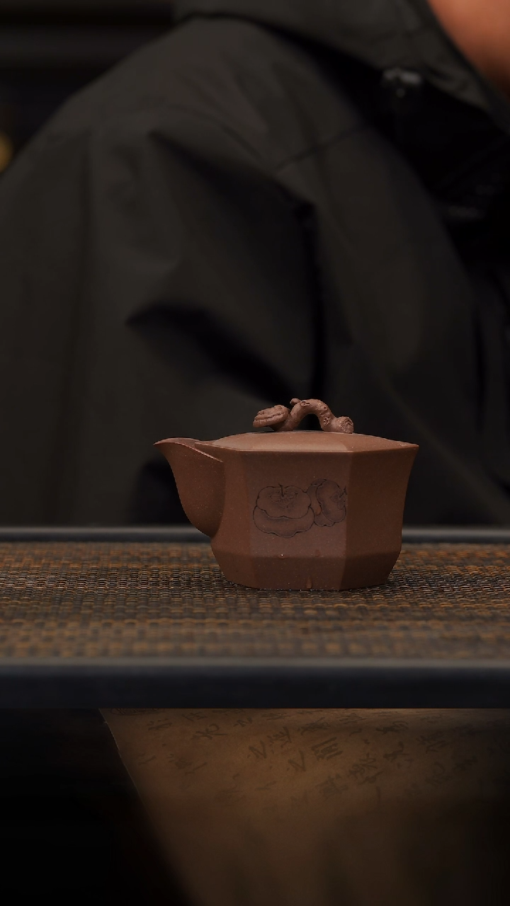 【闪购商品】紫砂茶壶64空山造器  匋斋（宝瓶手抓如柿）