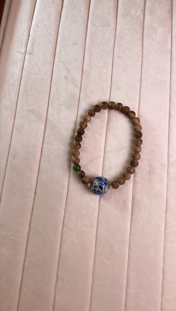 【闪购商品】沉香手串大漆棋楠沉香单圈