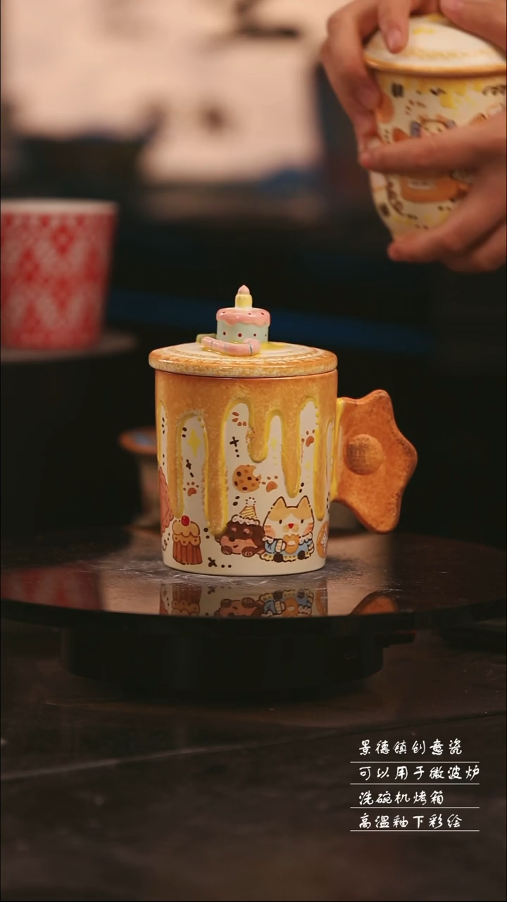 陶瓷景德镇可爱设计师款陶瓷 