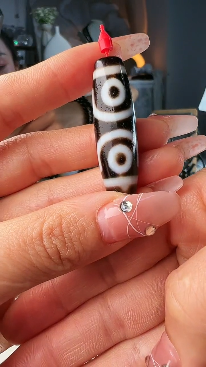 【闪购商品】玛瑙/玉髓颈饰未镶嵌三眼