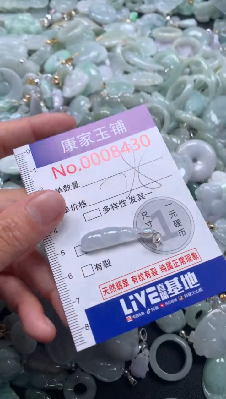 颈饰未镶嵌翡翠8430