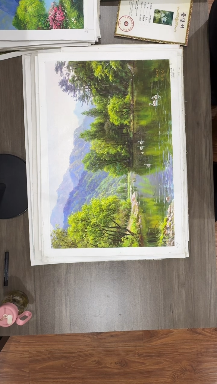 油画【221号】约50*70cm丨朝鲜原创纯手绘孤品油画丨顺丰包邮 