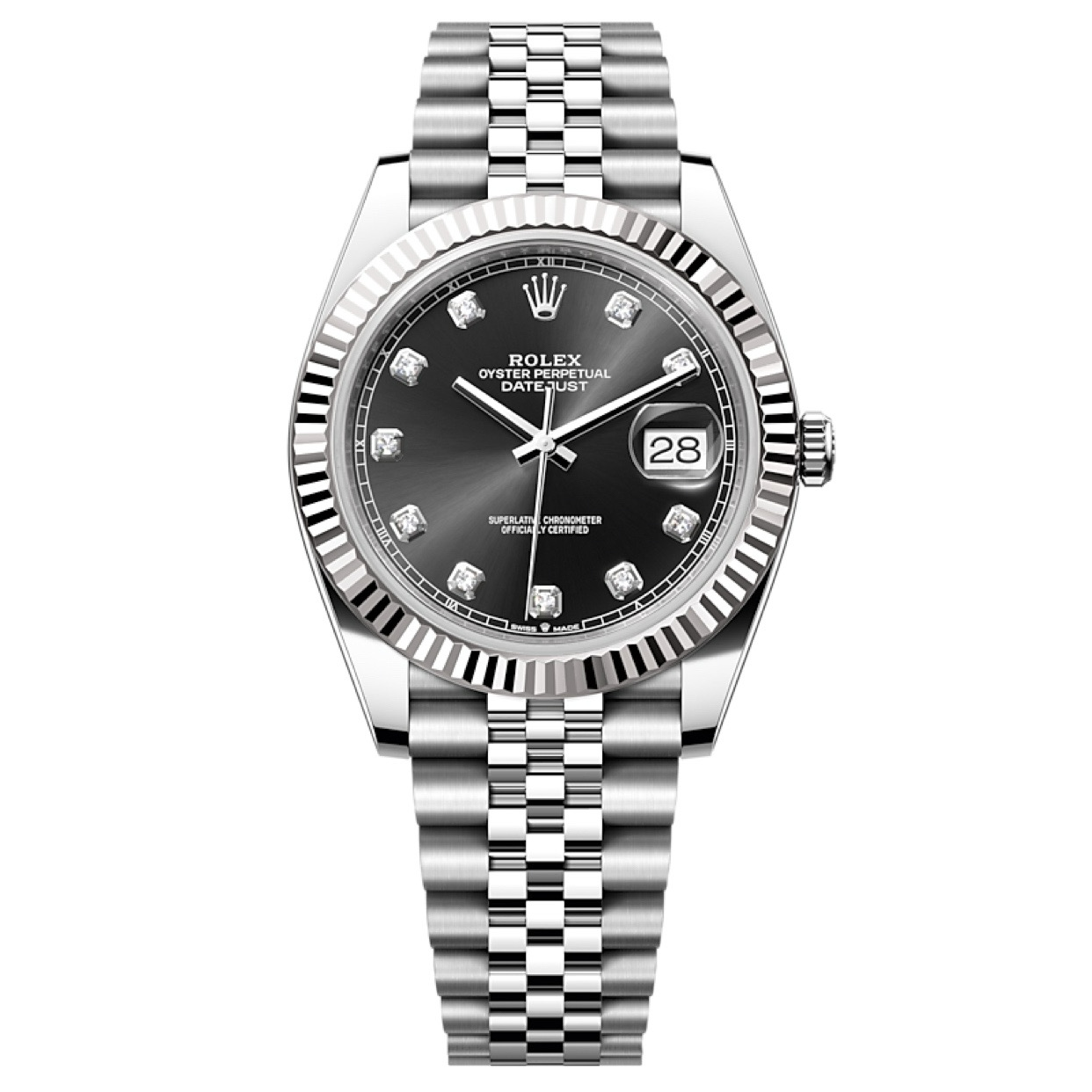 99新 Rolex/劳力士 哈奢馆/名表/日志126334黑钻/41mm/19年全套