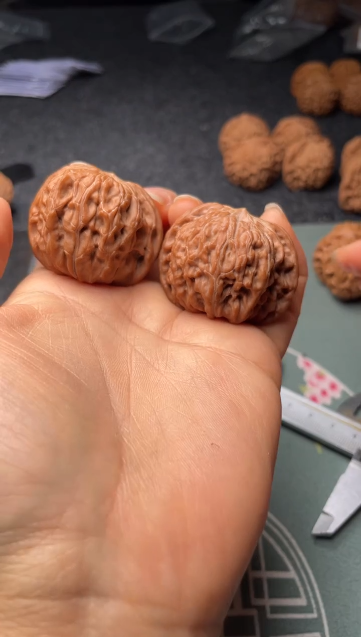 把件文玩核桃w190  磨盘 39尺