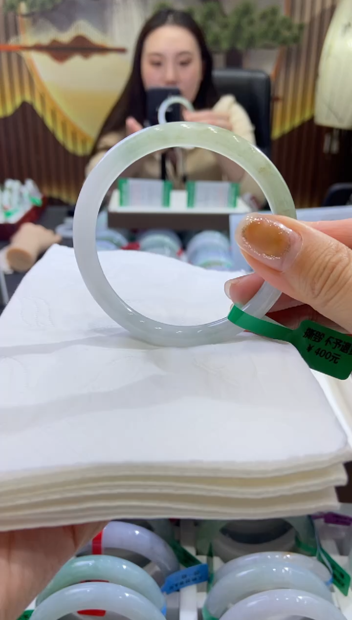 未镶嵌手镯翡翠0007087