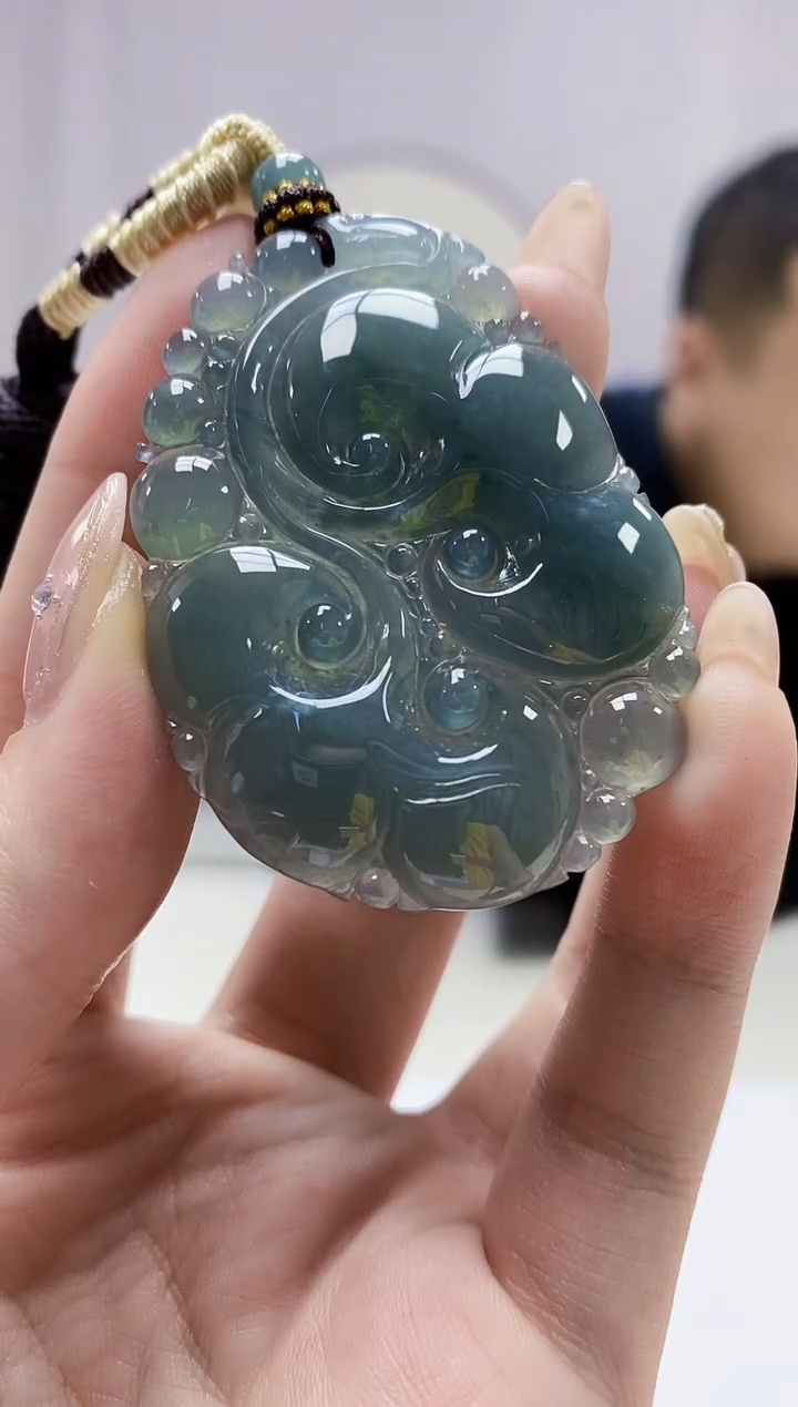定制翡翠未镶嵌4898jw-毛货挂件49
