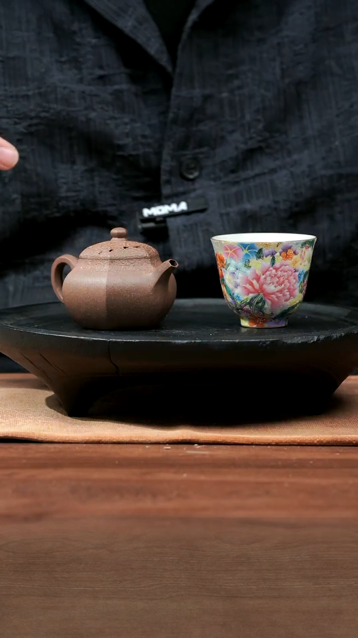 【闪购商品】紫砂茶壶五堂  万松园小壶+万花杯