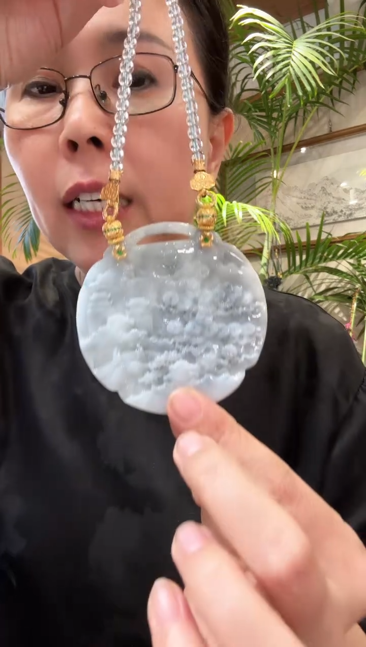 【闪购商品】翡翠颈饰未镶嵌国风