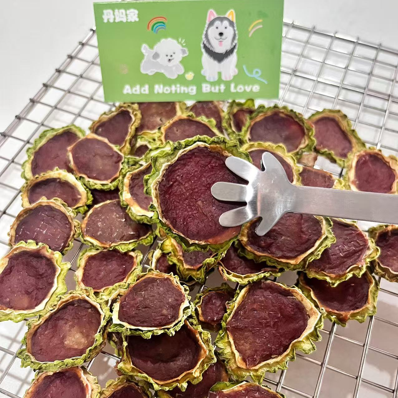 【鸭肉苦瓜饼】纯手工宠物零食无添加 训练奖励 清热降火补充维生素