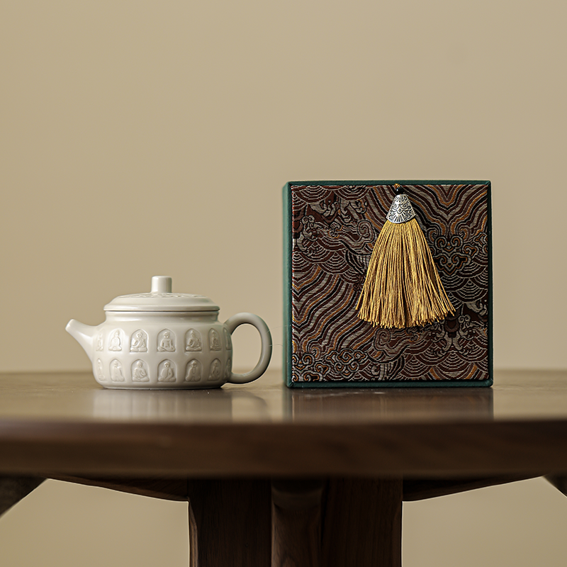 吾游茶器【活力万佛壶】泡茶壶家用陶瓷茶壶活力壶