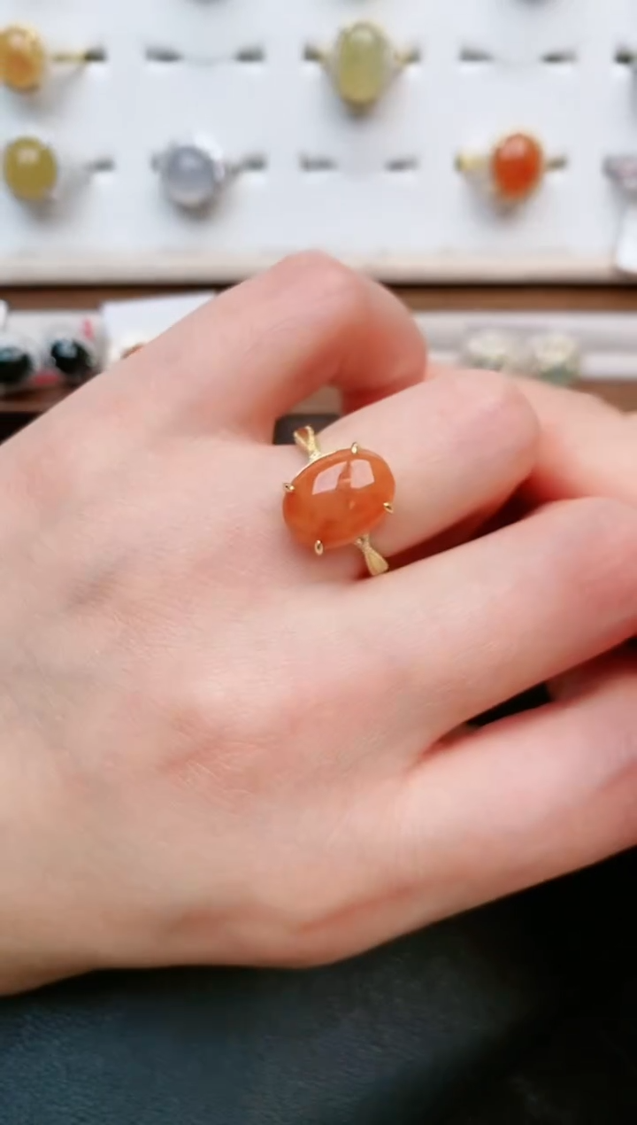 【闪购商品】翡翠戒指银S925镶嵌....