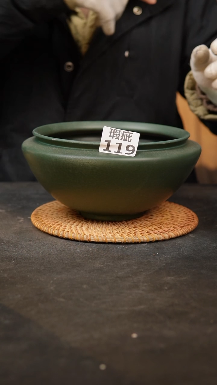 【闪购商品】瓷片119泥泥手工花盆