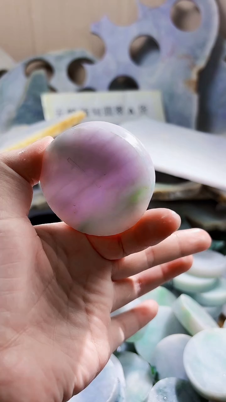 翡翠未镶嵌颈饰翡翠A货 姜谭680