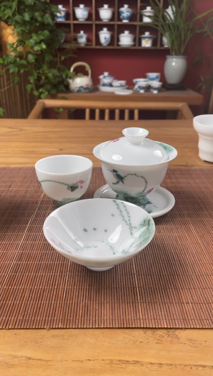 盖碗/杯群芳斋闪购链接（以闪拍图片为准）