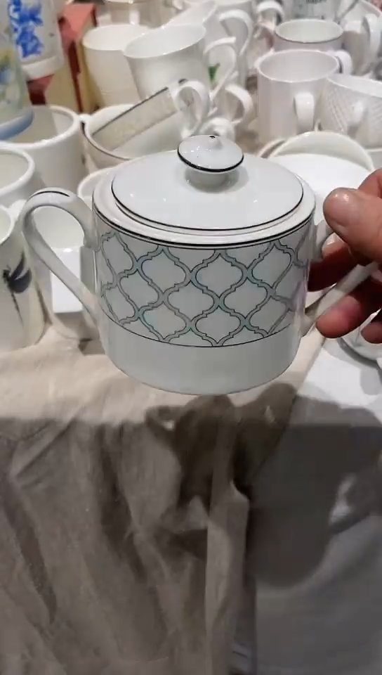 骨瓷糖缸隆达骨瓷