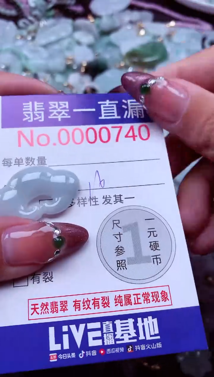 颈饰未镶嵌翡翠740
