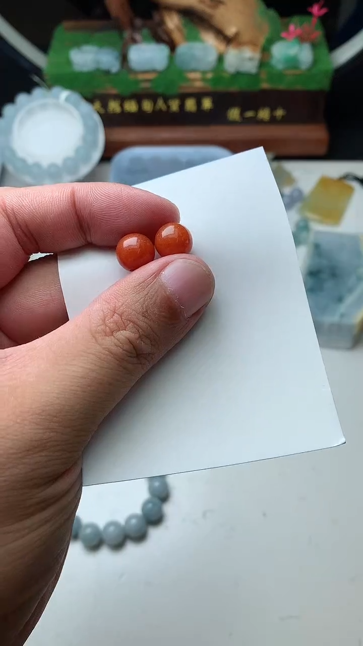 颈饰未镶嵌翡翠路*珠子