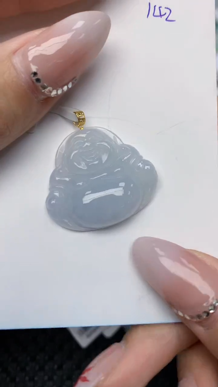 【闪购商品】翡翠颈饰18K金镶嵌 天然翡翠A货，