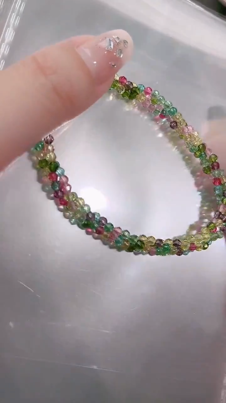 合金手链尖晶石彩麻花19.9