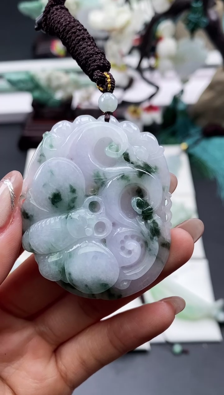 【闪购商品】翡翠颈饰未镶嵌天然缅甸翡翠A货