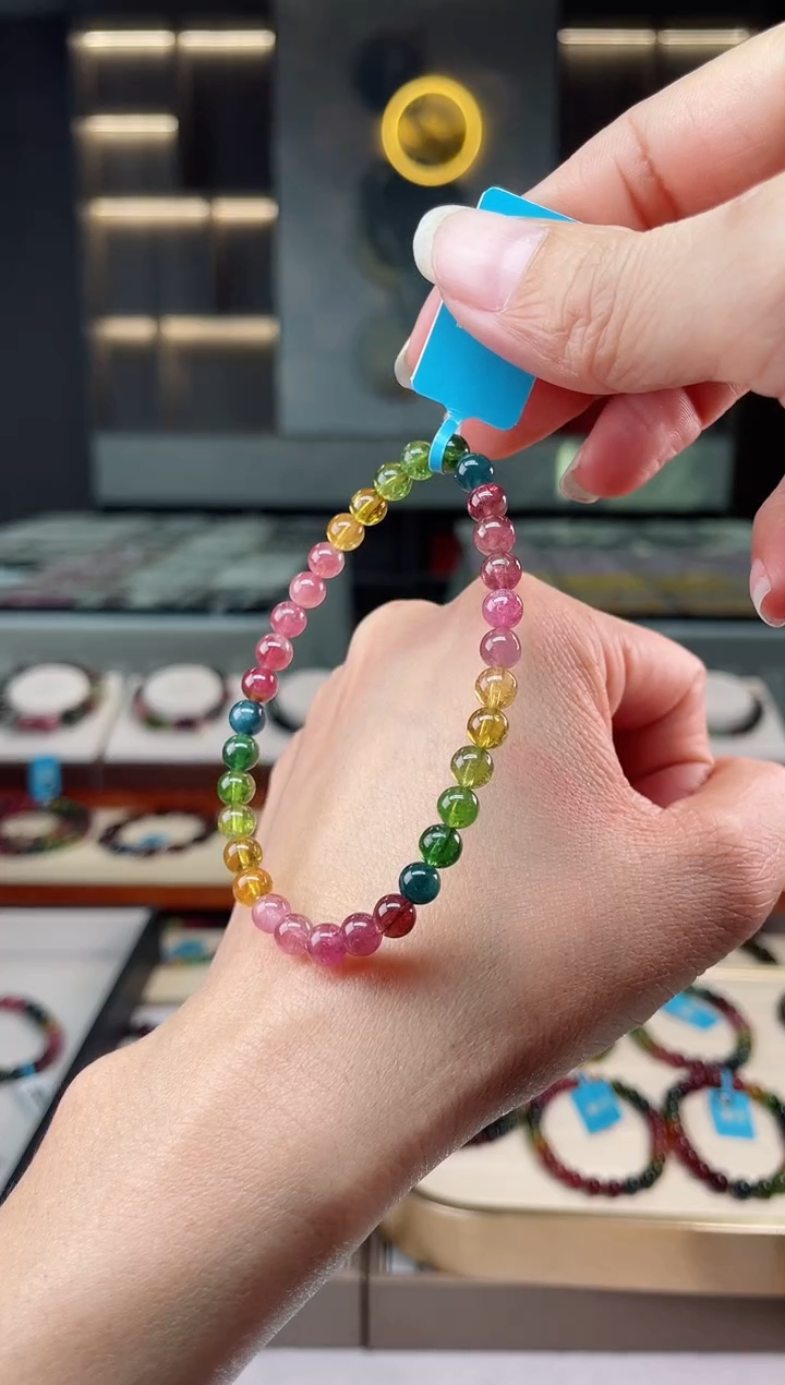 【闪购商品】碧玺单圈手串未镶嵌（多样性发一条）Q