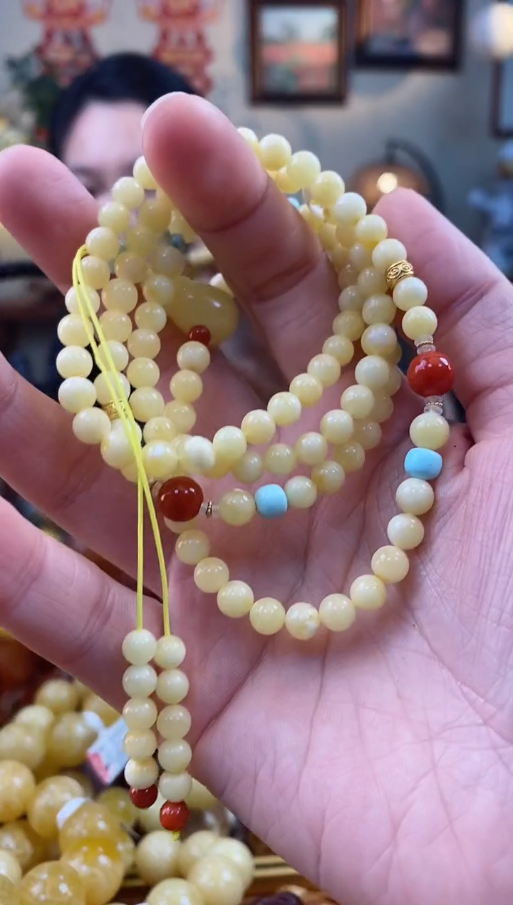 【闪购商品】琥珀手串未镶嵌手串多圈