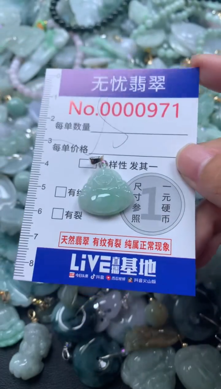颈饰未镶嵌翡翠971