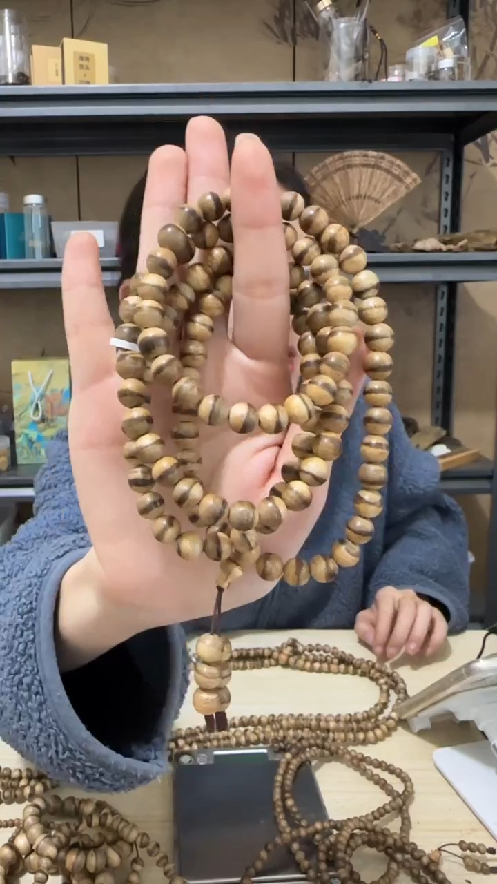 【闪购商品】沉香手串7号马泥涝圆珠多圈多样性一条卡8