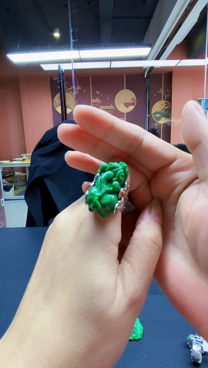 颈饰未镶嵌翡翠一****N戒指