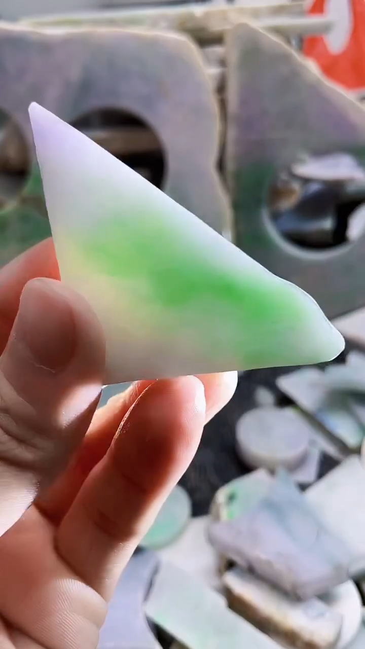 裸石翡翠天然A货翡翠板料