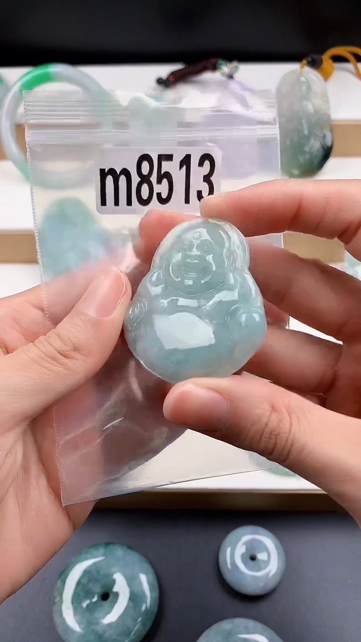 颈饰未镶嵌翡翠天然翡翠珠宝吊坠挂件