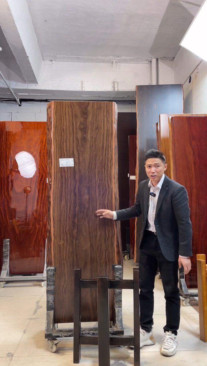 AD-406大叶紫檀196.5*67.5*8加黑三角支架*2