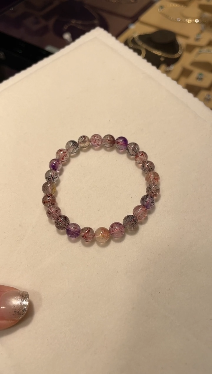 水晶手串未镶嵌彼岸花手串