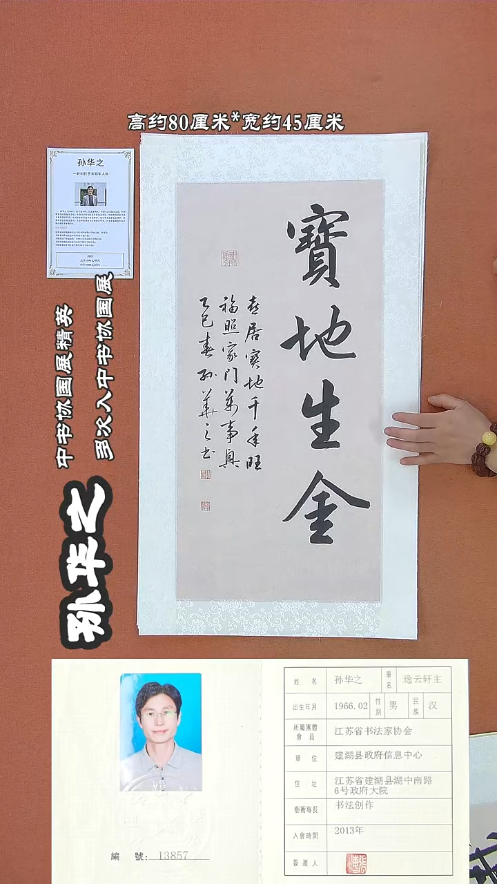 【闪购商品】书法113a孙华之书法作品