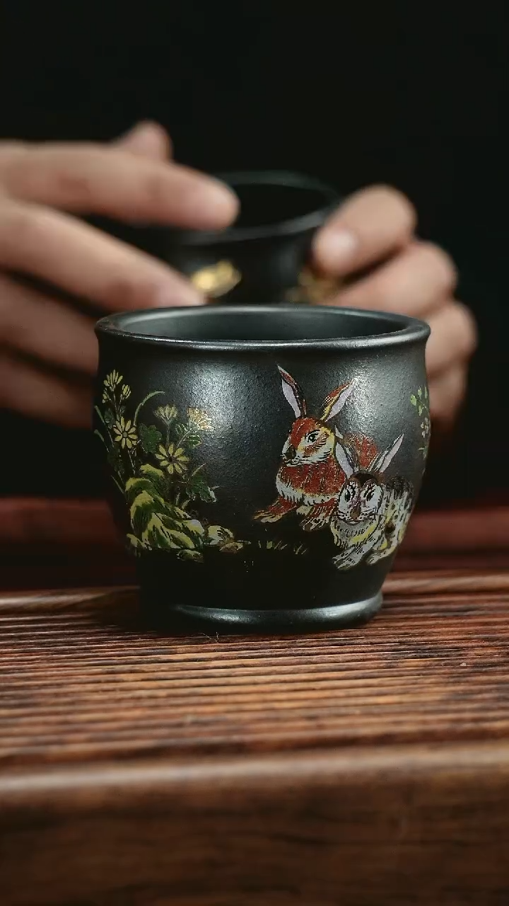 【闪购商品】紫砂茶杯宜兴紫砂杯018