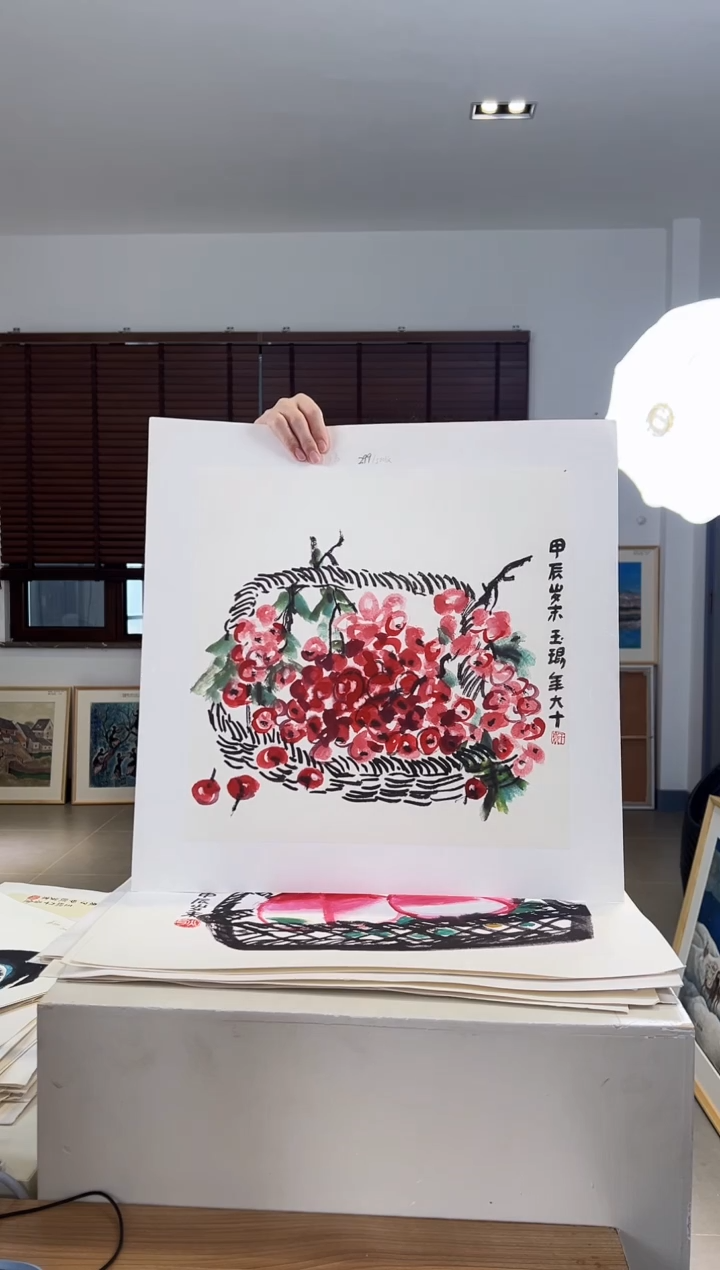 【闪购商品】版画限量亲签盖章版画S