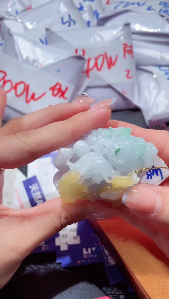 颈饰未镶嵌翡翠474