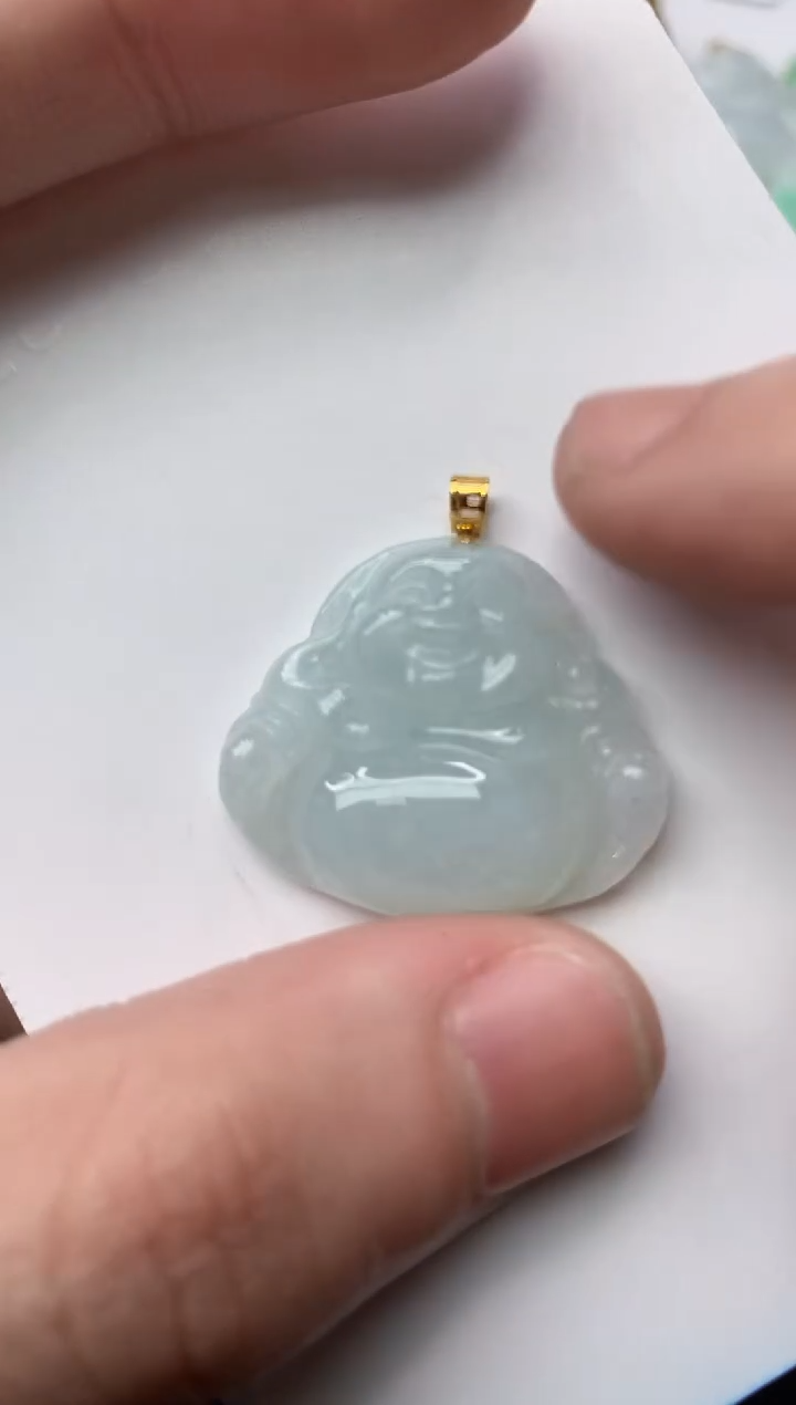 【闪购商品】翡翠颈饰18K金镶嵌69..........