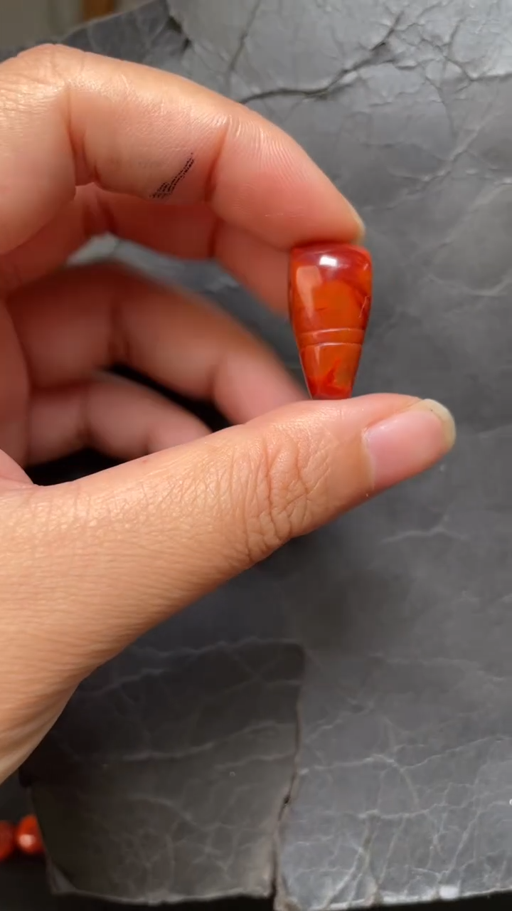 未镶嵌66南红玛瑙三通