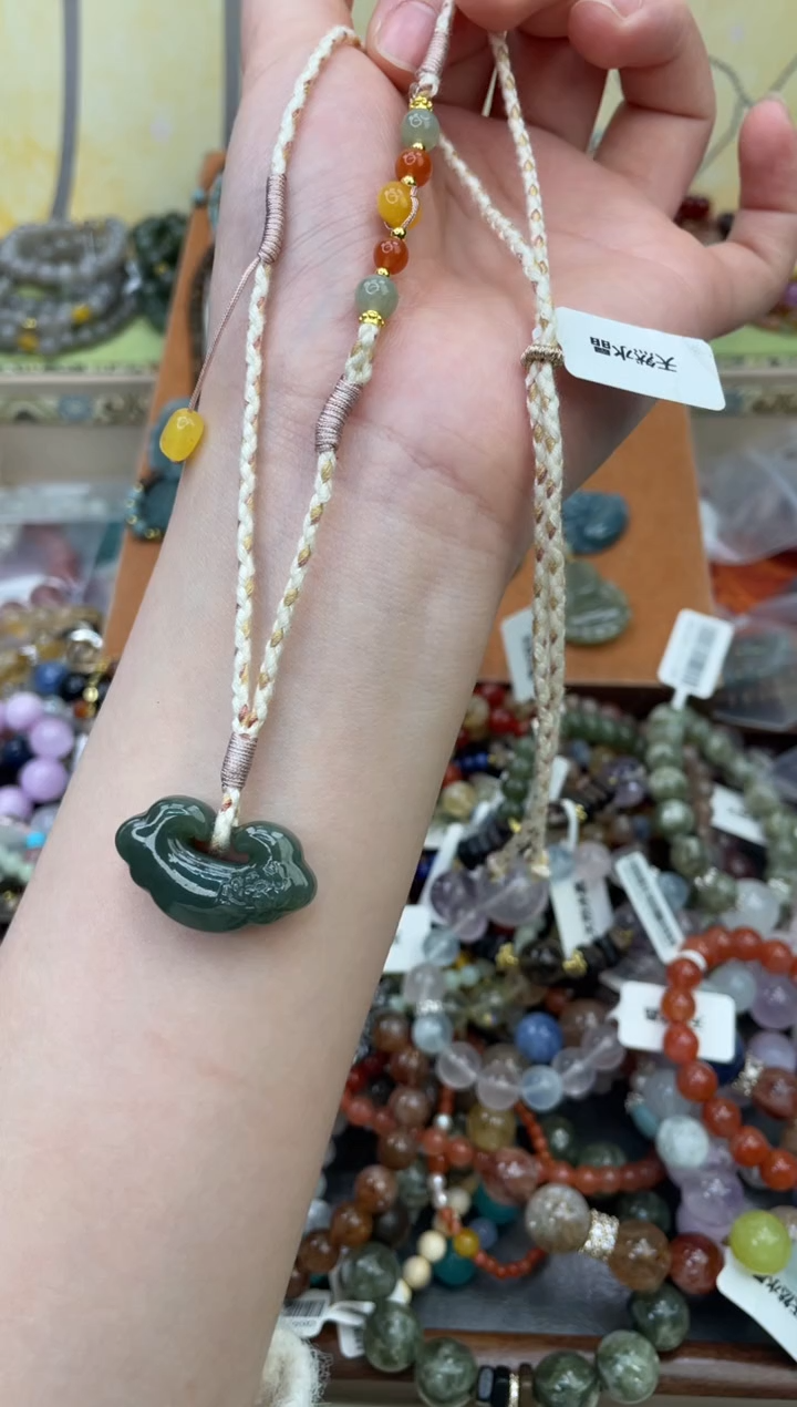 未镶嵌和田玉项链455