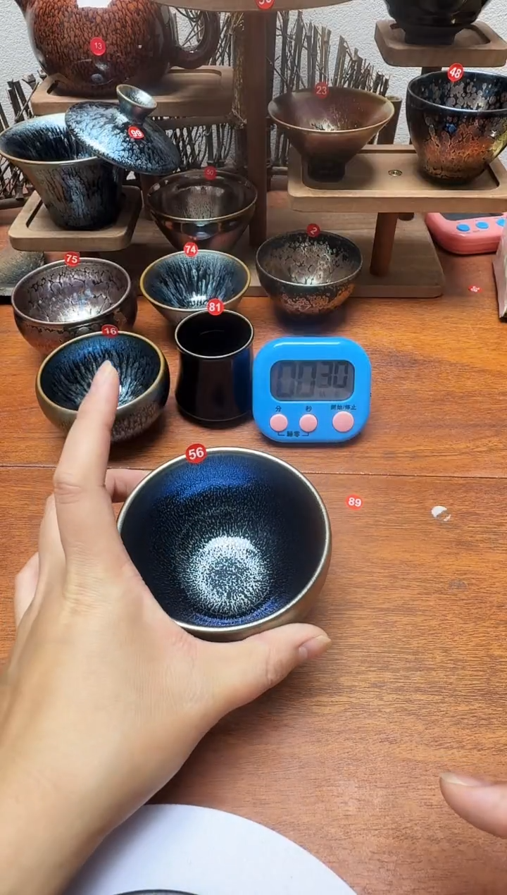 茶盏李*生56号建盏工匠茶器