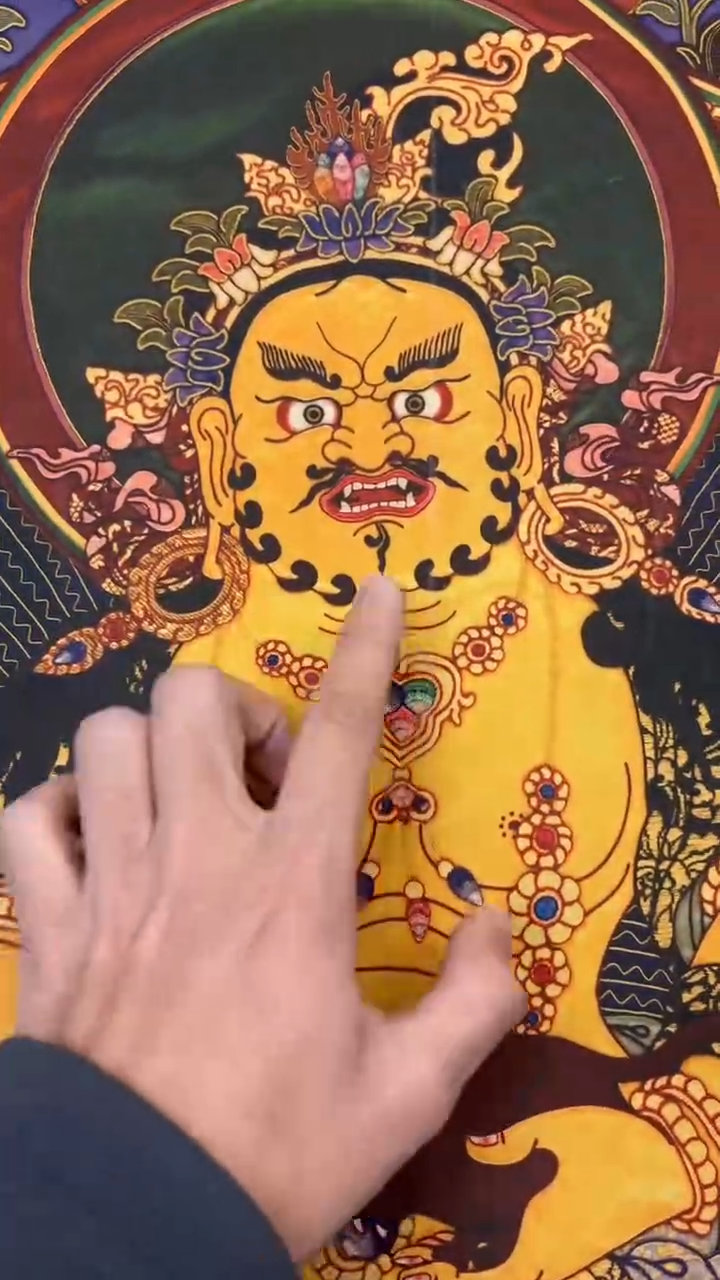 装裱画唐卡藏艺阁高端绘画作品TK16066