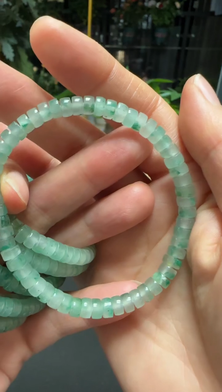 颈饰未镶嵌石英质玉（非洲翠）【多样性发其一】00008374