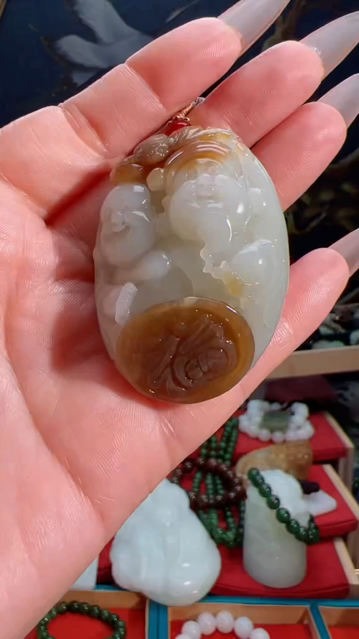 【闪购商品】和田玉吊坠未镶嵌1