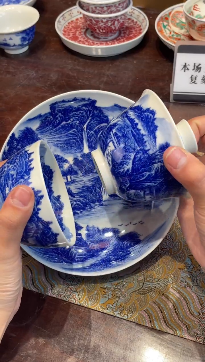 杯子瓷C****e景德镇源头工厂生产，手工手绘