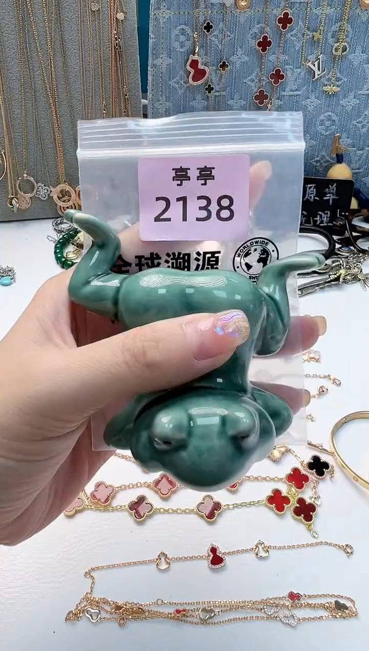 瓷片初* 彧贤聚宝阁亭总