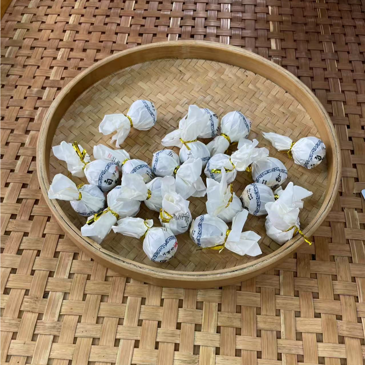 【5号】2025年 白莺山二嘎子·春 生茶龙珠 250克/袋（8克/颗）7月19日